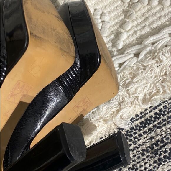 MRKT Women's Size 8.5 Leather Boots Black - Picture 8 of 8